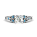 Thumbnail 49 - split-band-antique-asscher-cut-blue-topaz-engagement-ring-in-white-gold-FD9816ASRGICBLTO-NL-WG