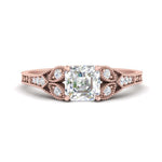 Load image into Gallery viewer, split-band-antique-asscher-cut-diamond-engagement-ring-in-rose-gold-FD9816ASR-NL-RG
