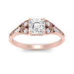 Load image into Gallery viewer, split-band-antique-asscher-cut-diamond-engagement-ring-in-rose-gold-FD9816ASR-NL-RG

