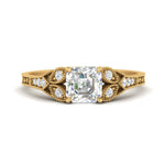 Load image into Gallery viewer, split-band-antique-asscher-cut-diamond-engagement-ring-in-yellow-gold-FD9816ASR-NL-YG