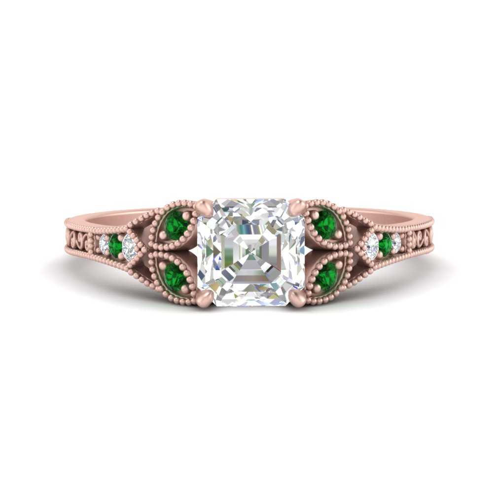 split-band-antique-asscher-cut-emerald-engagement-ring-in-rose-gold-FD9816ASRGEMGR-NL-RG