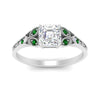 Load image into Gallery viewer, split-band-antique-asscher-cut-emerald-engagement-ring-in-white-gold-FD9816ASRGEMGR-NL-WG