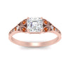 Load image into Gallery viewer, split-band-antique-asscher-cut-orange-sapphire-engagement-ring-in-rose-gold-FD9816ASRGSAOR-NL-RG