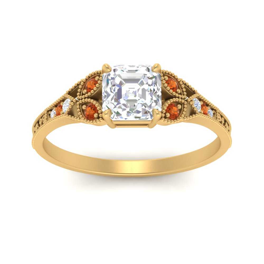 split-band-antique-asscher-cut-orange-sapphire-engagement-ring-in-yellow-gold-FD9816ASRGSAOR-NL-YG