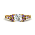 Thumbnail 79 - split-band-antique-asscher-cut-purple-topaz-engagement-ring-in-yellow-gold-FD9816ASRGVITO-NL-YG