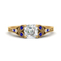 Thumbnail 58 - split-band-antique-asscher-cut-sapphire-engagement-ring-in-yellow-gold-FD9816ASRGSABL-NL-YG