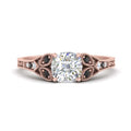 Thumbnail 19 - split-band-antique-cushion-cut-black-diamond-engagement-ring-in-rose-gold-FD9816CURGBLACK-NL-RG