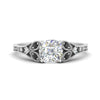 Load image into Gallery viewer, split-band-antique-cushion-cut-black-diamond-engagement-ring-in-white-gold-FD9816CURGBLACK-NL-WG