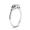 Load image into Gallery viewer, split-band-antique-cushion-cut-black-diamond-engagement-ring-in-white-gold-FD9816CURGBLACK-NL-WG