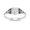 Thumbnail 47 - split-band-antique-cushion-cut-black-diamond-engagement-ring-in-white-gold-FD9816CURGBLACK-NL-WG