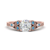 Load image into Gallery viewer, split-band-antique-cushion-cut-blue-topaz-engagement-ring-in-rose-gold-FD9816CURGICBLTO-NL-RG