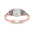 Thumbnail 23 - split-band-antique-cushion-cut-blue-topaz-engagement-ring-in-rose-gold-FD9816CURGICBLTO-NL-RG