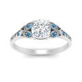 Thumbnail 50 - split-band-antique-cushion-cut-blue-topaz-engagement-ring-in-white-gold-FD9816CURGICBLTO-NL-WG