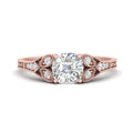 Thumbnail 1 - split-band-antique-cushion-cut-diamond-engagement-ring-in-rose-gold-FD9816CUR-NL-RG