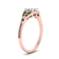 Thumbnail 15 - split-band-antique-cushion-cut-emerald-engagement-ring-in-rose-gold-FD9816CURGEMGR-NL-RG