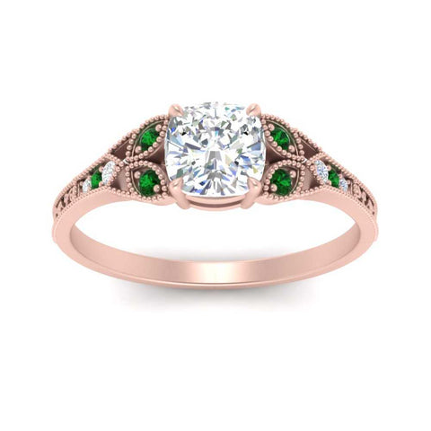 split-band-antique-cushion-cut-emerald-engagement-ring-in-rose-gold-FD9816CURGEMGR-NL-RG