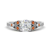 Load image into Gallery viewer, split-band-antique-cushion-cut-orange-sapphire-engagement-ring-in-white-gold-FD9816CURGSAOR-NL-WG