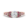 Load image into Gallery viewer, split-band-antique-cushion-cut-pink-sapphire-engagement-ring-in-rose-gold-FD9816CURGSADRPI-NL-RG