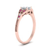 Load image into Gallery viewer, split-band-antique-cushion-cut-pink-sapphire-engagement-ring-in-rose-gold-FD9816CURGSADRPI-NL-RG