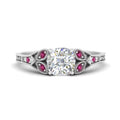 Thumbnail 34 - split-band-antique-cushion-cut-pink-sapphire-engagement-ring-in-white-gold-FD9816CURGSADRPI-NL-WG
