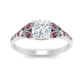 Thumbnail 35 - split-band-antique-cushion-cut-pink-sapphire-engagement-ring-in-white-gold-FD9816CURGSADRPI-NL-WG
