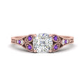 Thumbnail 25 - split-band-antique-cushion-cut-purple-topaz-engagement-ring-in-rose-gold-FD9816CURGVITO-NL-RG