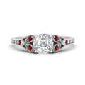 Thumbnail 43 - split-band-antique-cushion-cut-ruby-engagement-ring-in-white-gold-FD9816CURGRUDR-NL-WG