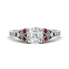 Load image into Gallery viewer, split-band-antique-cushion-cut-ruby-engagement-ring-in-white-gold-FD9816CURGRUDR-NL-WG