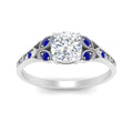 Thumbnail 32 - split-band-antique-cushion-cut-sapphire-engagement-ring-in-white-gold-FD9816CURGSABL-NL-WG