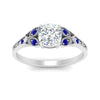 Load image into Gallery viewer, split-band-antique-cushion-cut-sapphire-engagement-ring-in-white-gold-FD9816CURGSABL-NL-WG