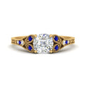 Thumbnail 58 - split-band-antique-cushion-cut-sapphire-engagement-ring-in-yellow-gold-FD9816CURGSABL-NL-YG