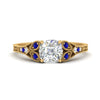 Load image into Gallery viewer, split-band-antique-cushion-cut-sapphire-engagement-ring-in-yellow-gold-FD9816CURGSABL-NL-YG