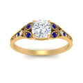 Thumbnail 59 - split-band-antique-cushion-cut-sapphire-engagement-ring-in-yellow-gold-FD9816CURGSABL-NL-YG
