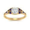 Load image into Gallery viewer, split-band-antique-cushion-cut-sapphire-engagement-ring-in-yellow-gold-FD9816CURGSABL-NL-YG