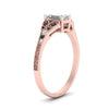Load image into Gallery viewer, split-band-antique-emerald-cut-black-diamond-engagement-ring-in-rose-gold-FD9816EMRGBLACK-NL-RG
