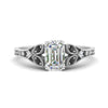 Load image into Gallery viewer, split-band-antique-emerald-cut-black-diamond-engagement-ring-in-white-gold-FD9816EMRGBLACK-NL-WG