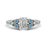 Load image into Gallery viewer, split-band-antique-emerald-cut-blue-topaz-engagement-ring-in-white-gold-FD9816EMRGICBLTO-NL-WG
