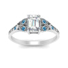 Load image into Gallery viewer, split-band-antique-emerald-cut-blue-topaz-engagement-ring-in-white-gold-FD9816EMRGICBLTO-NL-WG