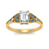 Load image into Gallery viewer, split-band-antique-emerald-cut-blue-topaz-engagement-ring-in-yellow-gold-FD9816EMRGICBLTO-NL-YG