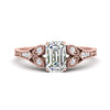 Load image into Gallery viewer, split-band-antique-emerald-cut-diamond-engagement-ring-in-rose-gold-FD9816EMR-NL-RG