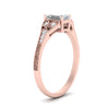 Load image into Gallery viewer, split-band-antique-emerald-cut-diamond-engagement-ring-in-rose-gold-FD9816EMR-NL-RG