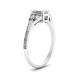 Load image into Gallery viewer, split-band-antique-emerald-cut-diamond-engagement-ring-in-white-gold-FD9816EMR-NL-WG
