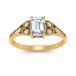 Load image into Gallery viewer, split-band-antique-emerald-cut-diamond-engagement-ring-in-yellow-gold-FD9816EMR-NL-YG

