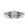 Load image into Gallery viewer, split-band-antique-emerald-cut-emerald-engagement-ring-in-white-gold-FD9816EMRGEMGR-NL-WG