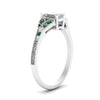 Load image into Gallery viewer, split-band-antique-emerald-cut-emerald-engagement-ring-in-white-gold-FD9816EMRGEMGR-NL-WG