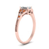 Load image into Gallery viewer, split-band-antique-emerald-cut-orange-sapphire-engagement-ring-in-rose-gold-FD9816EMRGSAOR-NL-RG
