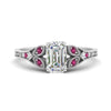 Load image into Gallery viewer, split-band-antique-emerald-cut-pink-sapphire-engagement-ring-in-white-gold-FD9816EMRGSADRPI-NL-WG