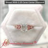Load image into Gallery viewer, split-band-antique-emerald-cut-pink-sapphire-engagement-ring-in-yellow-gold-FD9816A1-NL-YG