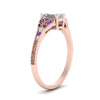 Load image into Gallery viewer, split-band-antique-emerald-cut-purple-topaz-engagement-ring-in-rose-gold-FD9816EMRGVITO-NL-RG