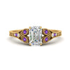 Load image into Gallery viewer, split-band-antique-emerald-cut-purple-topaz-engagement-ring-in-yellow-gold-FD9816EMRGVITO-NL-YG